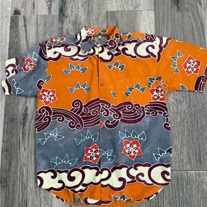 Territory Ahead Colorful Hawaiian Short Sleeve Button-Up Shirt